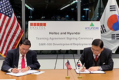 Hyundai E&C Secures Global Exclusive Rights for Small Module Reactors from U.S. Holtec - Signing an Agreement for Joint Development and Joint Deployment of Small Module Reactors
