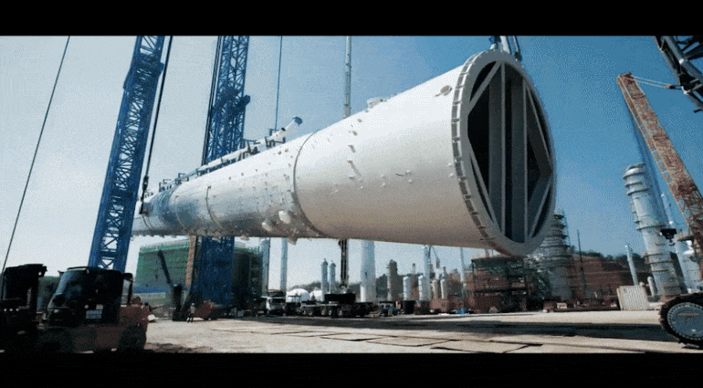 Olefin Production Tower