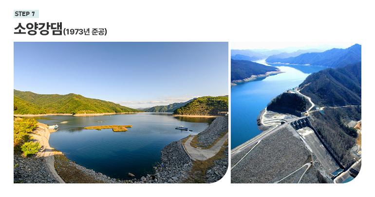 STEP7 소양강댐 (1973년 준공)