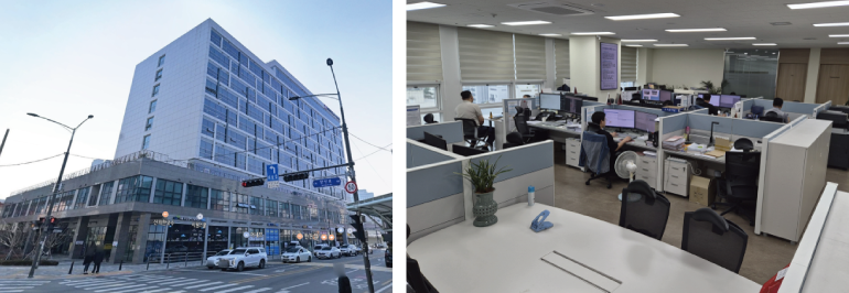 원전건설 본사 전경