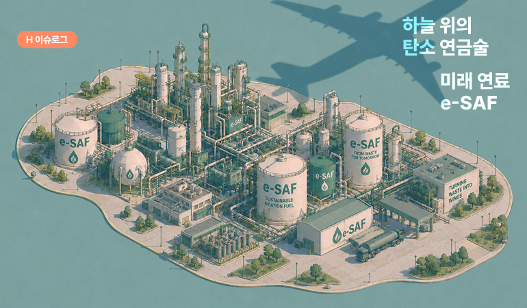 하늘 위의 탄소 연금술, 미래 연료 ‘e-SAF’