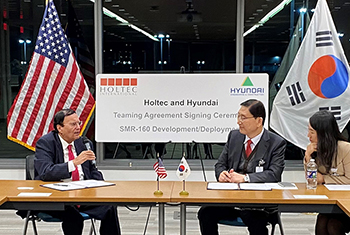 Hyundai E&C Secures Global Exclusive Rights for Small Module Reactors from U.S. Holtec