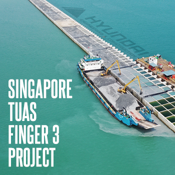 바다 위에 그린 싱가포르의 새로운 지도: 투아스 핑거3 프로젝트